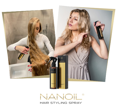 Nanoil spray pentru facilitatea stilizării părului